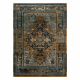 Wollteppich POLONIA ALHAMBRA Ornament, Rahmen cognac 