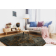 Wool carpet POLONIA ALHAMBRA Ornament, frame cognac 