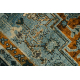 Wollteppich POLONIA ALHAMBRA Ornament, Rahmen cognac 