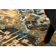 Wool carpet POLONIA ALHAMBRA Ornament, frame cognac 