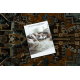 Wool carpet POLONIA ALHAMBRA Ornament, frame cognac 