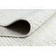Tapis CASABLANCA LOOP blanc, bouclé, doux