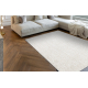 Teppich CASABLANCA LOOP weiß / beige Schleife weich