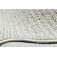 Teppich CASABLANCA LOOP weiß / beige Schleife weich