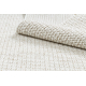 Teppich CASABLANCA LOOP weiß / beige Schleife weich