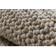 Teppich CASABLANCA LOOP beige, Schleife weich
