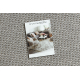 Tapis CASABLANCA LOOP gris clair, bouclé, doux