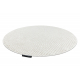 Carpet CASABLANCA LOOP circle white loop, soft
