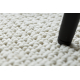 Carpet CASABLANCA LOOP circle white loop, soft