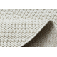 Carpet CASABLANCA LOOP circle white loop, soft