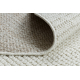 Carpet CASABLANCA LOOP circle white loop, soft
