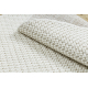 Carpet CASABLANCA LOOP circle white loop, soft