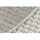 Carpet CASABLANCA LOOP circle white loop, soft