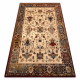 Wollteppich POLONIA BODRUM Ornament, Rahmen hell rubin
