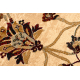 Wollteppich POLONIA BODRUM Ornament, Rahmen hell rubin