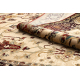Wool carpet POLONIA BODRUM Ornament, frame light ruby