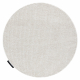 Teppich CASABLANCA LOOP Kreis weiß / beige Schleife weich