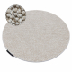 Carpet CASABLANCA LOOP circle beige loop, soft