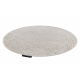 Teppich CASABLANCA LOOP Kreis beige Schleife weich