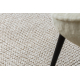 Teppich CASABLANCA LOOP Kreis beige Schleife weich