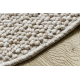 Teppich CASABLANCA LOOP Kreis beige Schleife weich
