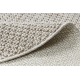 Teppich CASABLANCA LOOP Kreis beige Schleife weich