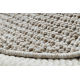 Carpet CASABLANCA LOOP circle beige loop, soft