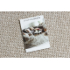 Teppich CASABLANCA LOOP Kreis beige Schleife weich