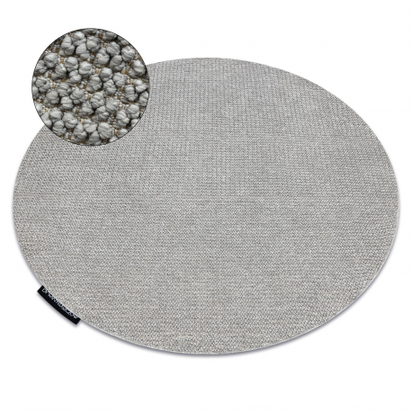Carpet CASABLANCA LOOP circle light grey loop, soft