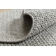 Carpet CASABLANCA LOOP circle light grey loop, soft