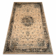 Wool carpet POLONIA KORDOBA25 Rosette, frame sepia