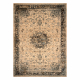 Wool carpet POLONIA KORDOBA25 Rosette, frame sepia