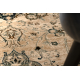 Wool carpet POLONIA KORDOBA25 Rosette, frame sepia