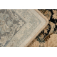 Wool carpet POLONIA KORDOBA25 Rosette, frame sepia