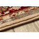 Wool carpet POLONIA KORDOBA25 Rosette, frame light ruby