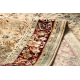 Wool carpet POLONIA KORDOBA25 Rosette, frame light ruby