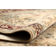 Wool carpet POLONIA KORDOBA25 Rosette, frame light ruby