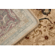 Wool carpet POLONIA KORDOBA25 Rosette, frame light ruby