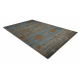 Tapis en laine OMEGA KARAJA fleurs laiton, or