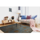 Tapis en laine OMEGA KARAJA fleurs laiton, or