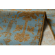 Wool carpet OMEGA KARAJA flowers brass, gold