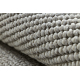 Dywan CASABLANCA LOOM srebrny pętelkowy, miękki indoor & outdoor