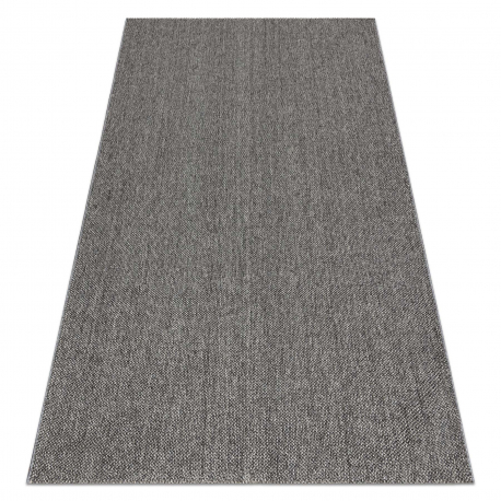 Kilimas CASABLANCA LOOM pilka, kilpinis, minkštas vidaus ir lauko