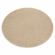 Carpet CASABLANCA LOOM circle beige, loop, soft indoor & outdoor