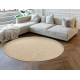 Tappeto CASABLANCA LOOM cerchio beige, loop, morbido interno ed esterno