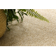 Teppich CASABLANCA LOOM Kreis beige, Schleife weich drinnen & draußen