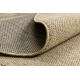 Teppich CASABLANCA LOOM Kreis beige, Schleife weich drinnen & draußen