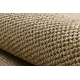 Teppich CASABLANCA LOOM Kreis beige, Schleife weich drinnen & draußen