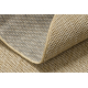 Teppich CASABLANCA LOOM Kreis beige, Schleife weich drinnen & draußen