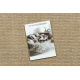 Teppich CASABLANCA LOOM Kreis beige, Schleife weich drinnen & draußen